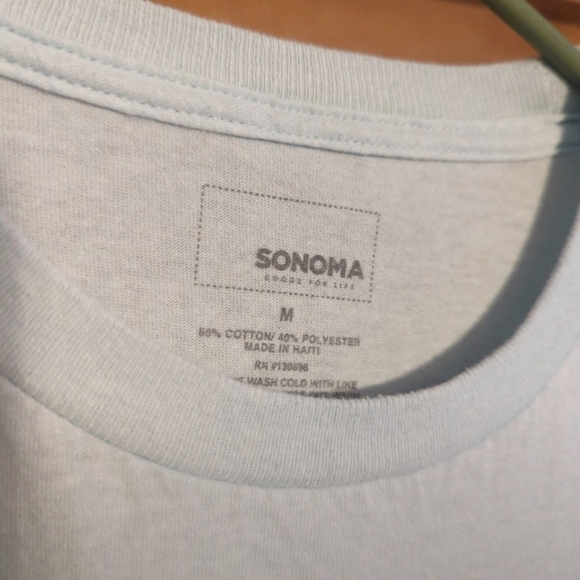 LIGHT blue/green tee - Picture 3 of 3